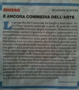 Con una Commedia dell'arte: si rappresenta ancora la morte del Re Carnevale